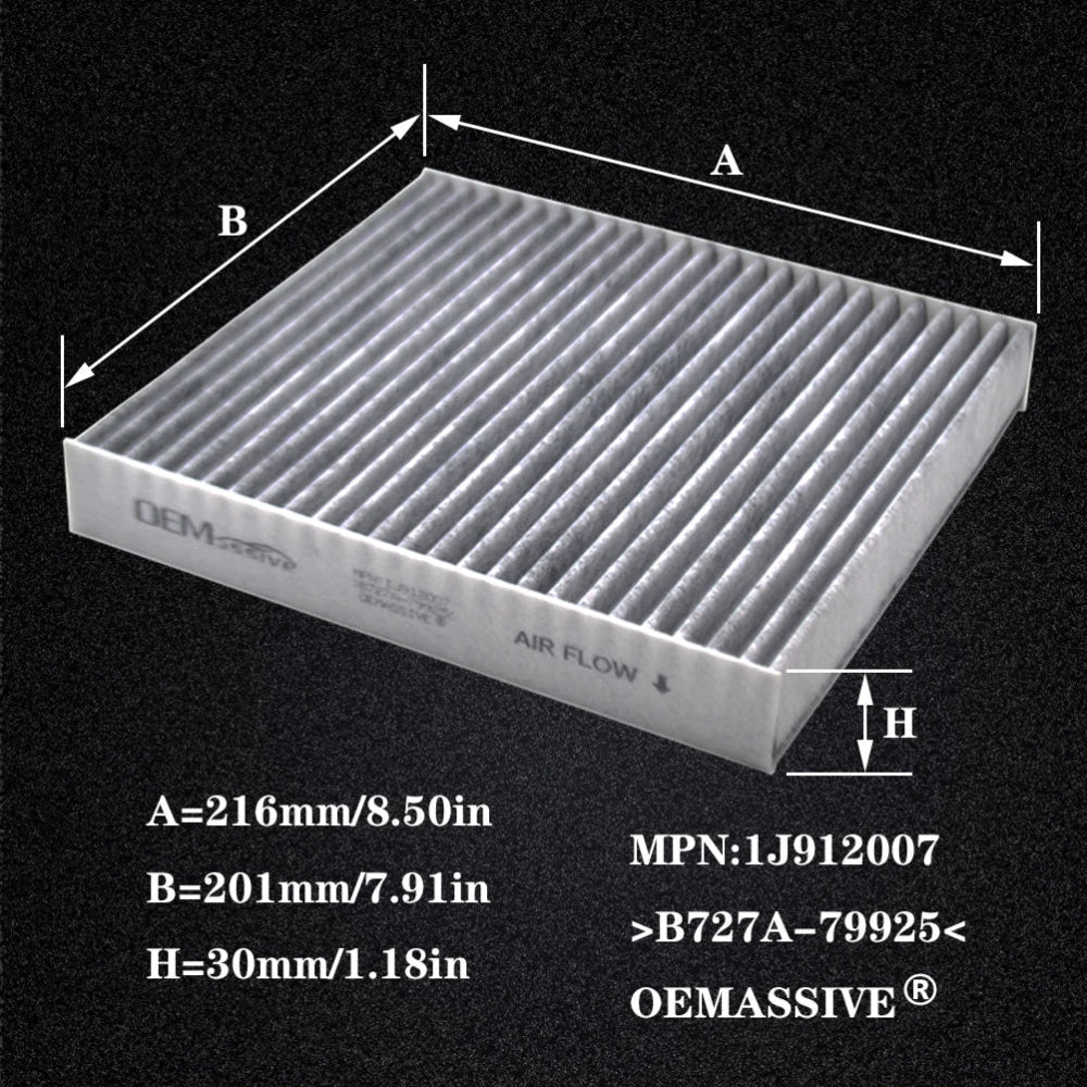 Car Pollen Cabin Air Filter B727A-79925 999M1-VS251 27277-4M425 For Nissan Sentra Primera Teana X-Trail Infiniti FX35 FX45 G35