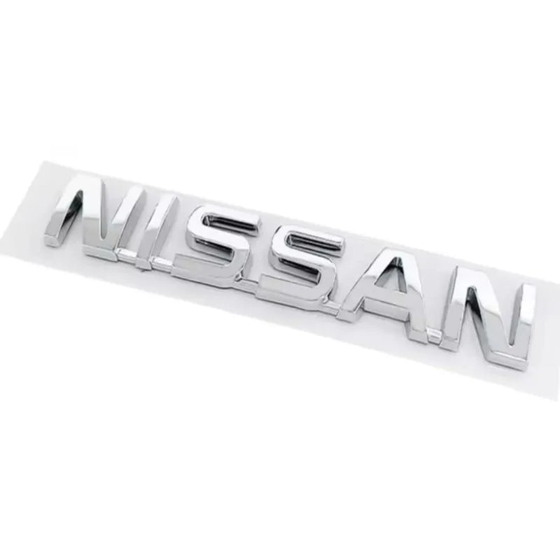 ABS Car Rear Trunk Letters Logo Badge Emblem Sticker For Nissan Qashqai Juke Pulsar Sentra Altima Patrol Micra Rogue Almera