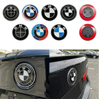 Car Sticker Easy Installation 82mm For BMW Hood Bonnet Logo Emblem Badge  Ultra Durable Anti-Rust Waterproof Front Accessory
