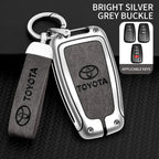 Car Key Case Bag Cover Shell For Toyota CHR Prado 2017 2018 Prius Camry Corolla RAV4 2017 2018 2019 2020 Protector Accessories