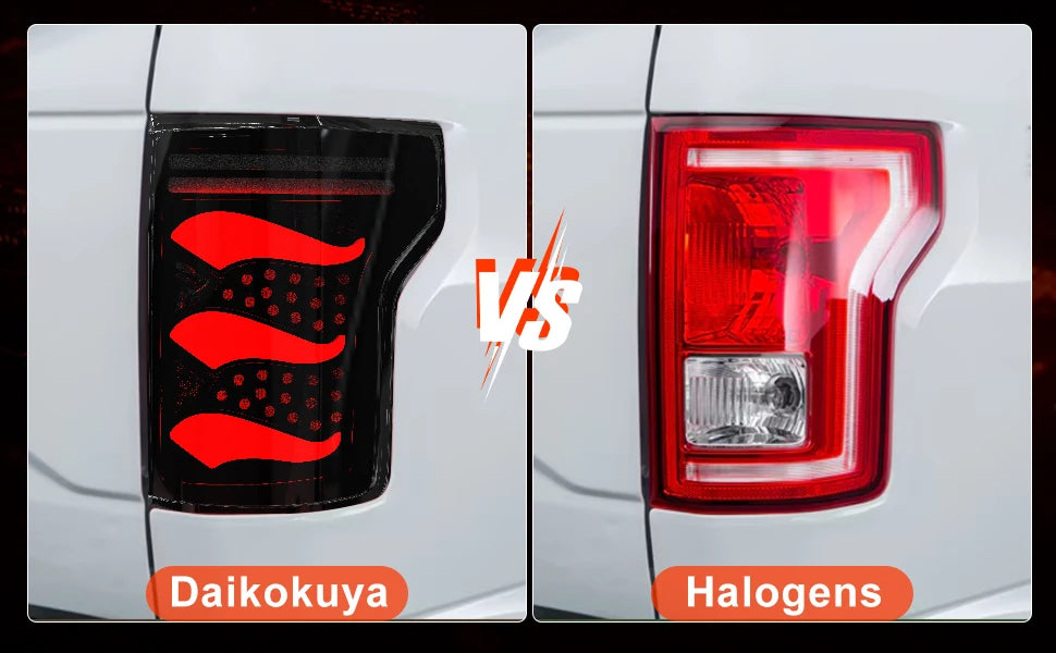 Sequential LED Tail Lights for Ford F150 2015-2020 Dynamic Turn Signal Brake Reverse Light Starting Animated Rear Light Assembly