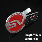 Car Front Grille Emblem Sticker Auto Accessories For Landrover SVR Vogue Velar Evoque Discovery Range Rover  L551 P250 P300 L405