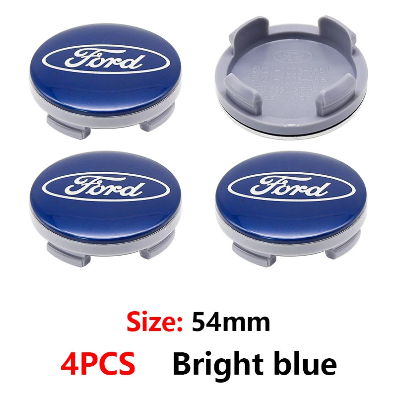 ABS Blue Silver Black ABS Integrated Rim Cover For Ford Focus Mondeo Edge Ecosport Ranger Fiesta Fusion Kuga Accessories