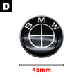 45mm 47mm Steering Wheel Center Emblem Badge Sticker For BMW E39 E46 E60 E87 E90 E92 F10 F20 F30 G20 Interior Decoration