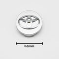4pcs 57mm+62mm Car Tyre Wheel Center Hub Cap Badge For Toyota C-hr Prado Rav4 Yaris Hilux Prius Avensis Corolla Camry crown
