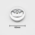 4pcs 57mm+62mm Car Tyre Wheel Center Hub Cap Badge For Toyota C-hr Prado Rav4 Yaris Hilux Prius Avensis Corolla Camry crown