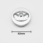 4pcs 57mm+62mm Car Tyre Wheel Center Hub Cap Badge For Toyota C-hr Prado Rav4 Yaris Hilux Prius Avensis Corolla Camry crown