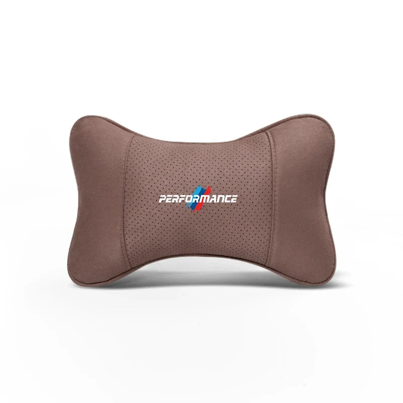Soft Suede Neck Pillow Comfort Car Headrest Interior Decor Accessories For BMW E90 G80 M3 G30 M5 F82 F83 F20 F21 G42 F95 F96 G06