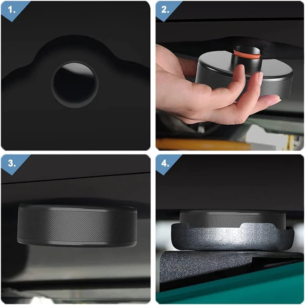 4pcs Lifting Jack Pads for Tesla Model 3 Y S X Juniper Accessories Rubber Puck Chassis Lift Stand Adapter Battery Protective Pad
