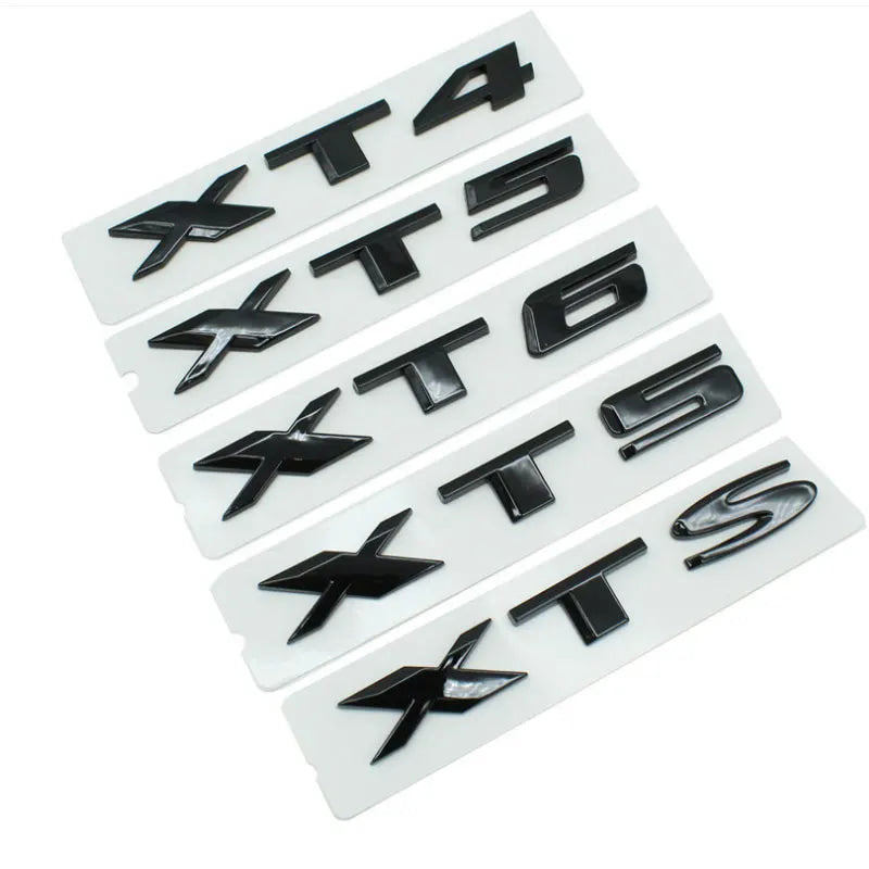 ATSL CT4 56 XTS AWD 25T 40T emblem mark car stickers for Cadillac XT4/5/6 rear tail 28T displacement refit labeling decals
