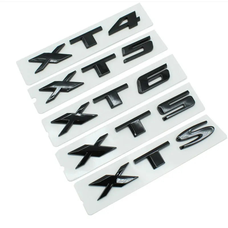 ATSL CT4 56 XTS AWD 25T 40T emblem mark car stickers for Cadillac XT4/5/6 rear tail 28T displacement refit labeling decals