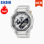 2026 NeW Casio GA-2100 series men's watch Flame Inside trendy sportsmultifunctional fashion anti-shock color disc watch G-SHOCK