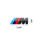3D Metal Car Rear Trunk Emblem For BMW M Power E39 E46 E30 E36 G20 E87 E60 E90 Tail Letter Sticker Decoration