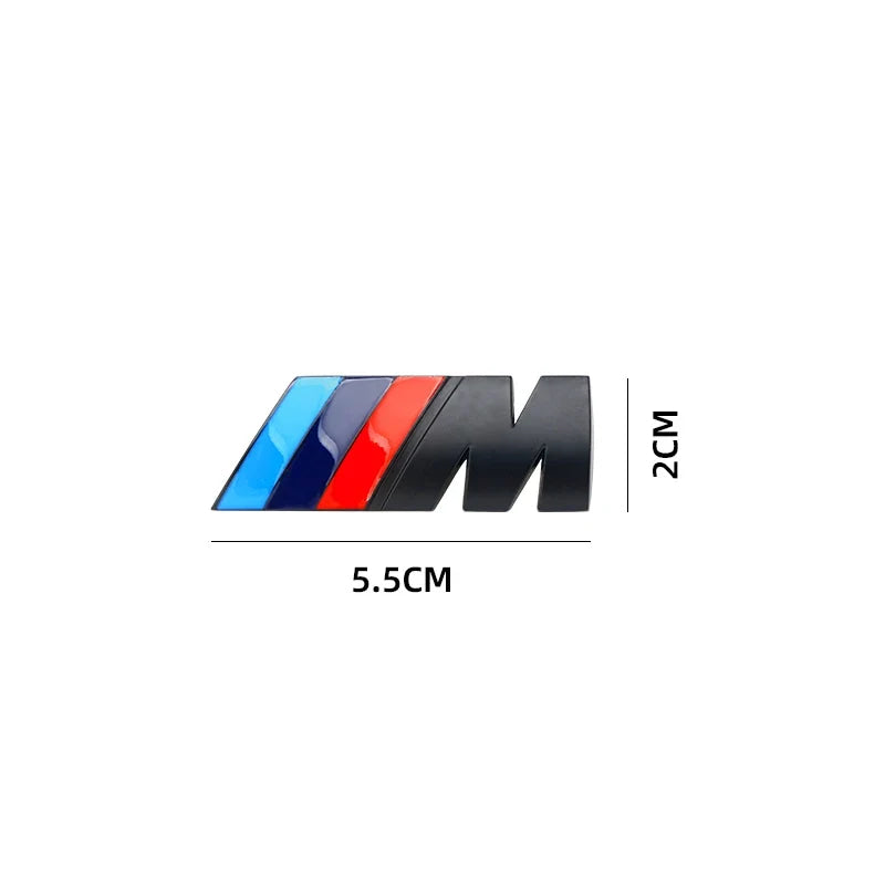 3D Metal Car Rear Trunk Emblem For BMW M Power E39 E46 E30 E36 G20 E87 E60 E90 Tail Letter Sticker Decoration