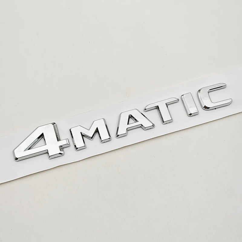 3D ABS Car Logo 4 Matic GLK220 GLK300 GLK350 Emblem Letters Sticker Rear Trunk Badge for GLK W204 X204 GLK220 GLK300 GLK350