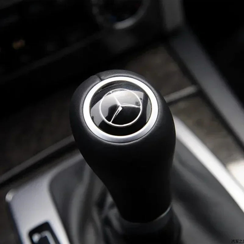 Gearbox Control Lever Sticker Shift Handle Decals Accessories For Car Mercedes Benz AMG W204 W205 W203 W211 W212 W213 W201 W210
