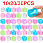 Square Ice Stress Ball Fidget Toys Stress Relief ADHD Autism Sensory Toys Soft Squishy Toys Party Favors Gifts for Kids Adults