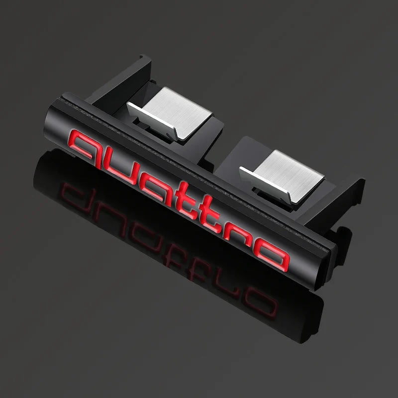NEW Audi Sline Metal Logo Car Sticker Aluminum Emblem For Audi S Line Quattro A1 A3 A4 A5 A6 A7 A8 Q2 Q3 Q5 Q6 Q7 Q8 Accessories