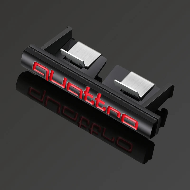 NEW Audi Sline Metal Logo Car Sticker Aluminum Emblem For Audi S Line Quattro A1 A3 A4 A5 A6 A7 A8 Q2 Q3 Q5 Q6 Q7 Q8 Accessories