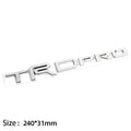3D Trd Pro Bro Badge Emblem Car Stickers For Toyota Tundra Car Label Rear Trunk Decal Auto rear tail logo body sticker