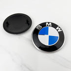 2pcs 74mm 82mm Car Front Hood Bonnet Emblem Rear Trunk Badge For BMW E30 E36 F34 F23 G14 G20 G30 X1 X2 X3 X5 M1 M2 Accessories