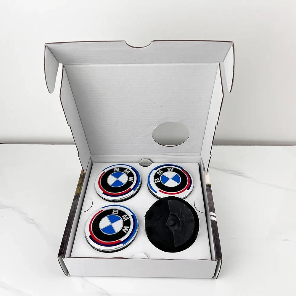 56mm/68mm Car Logo Floating Wheel Center Caps Hub Emblem Cover for BMW X1 X3 X4 X6 M2 M4 M5 F39 F45 F31 E82 E90 G32 E84 G01 G05