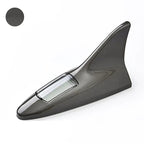 Universal LED Car Roof Top Mount Shark Fin Aerial Antenna Auto Radio AM FM Antenna Decoration Signal Amplifier for Car SUV