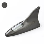 Universal LED Car Roof Top Mount Shark Fin Aerial Antenna Auto Radio AM FM Antenna Decoration Signal Amplifier for Car SUV