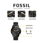 Fossil FS5374 Luxury Men's Watch Sport Quartz Chronograph Waterproof Luminous Stainless Steel Wristwatch Relogio Masculino