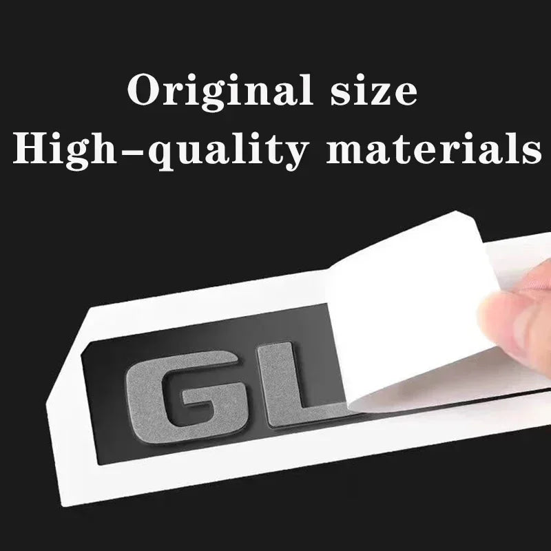 Car Tail Trunk Letters Logo Emblem Badge Sticker For Mercedes Benz GLA Class 4MATIC X156 H247 45 GLA250 GLA200 GLA220d GLA250e