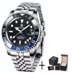 PAGANI DESIGN 2026 GMT Watches Men Luxury Sapphire Automatic Mechanical Watch 40MM Stainless Steel Waterproof Watches for men