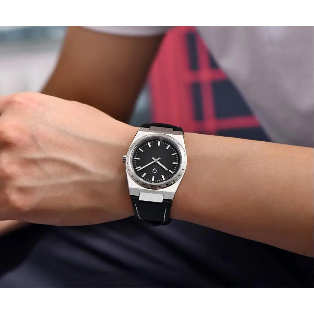 PAGANI DESIGN Men's Sport Quartz Watches Ultra-Thin 7mm Series 222 Sapphire Stainless Steel Waterproof Watches for Man