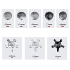 Audi 4pcs 60mm 61mm 68mm 69mm 123mm Car Styling Wheel Center Cap Hub Covers Badge for Audi A3 A4 A5 A6 A7 A8 S4 S6 Sticker