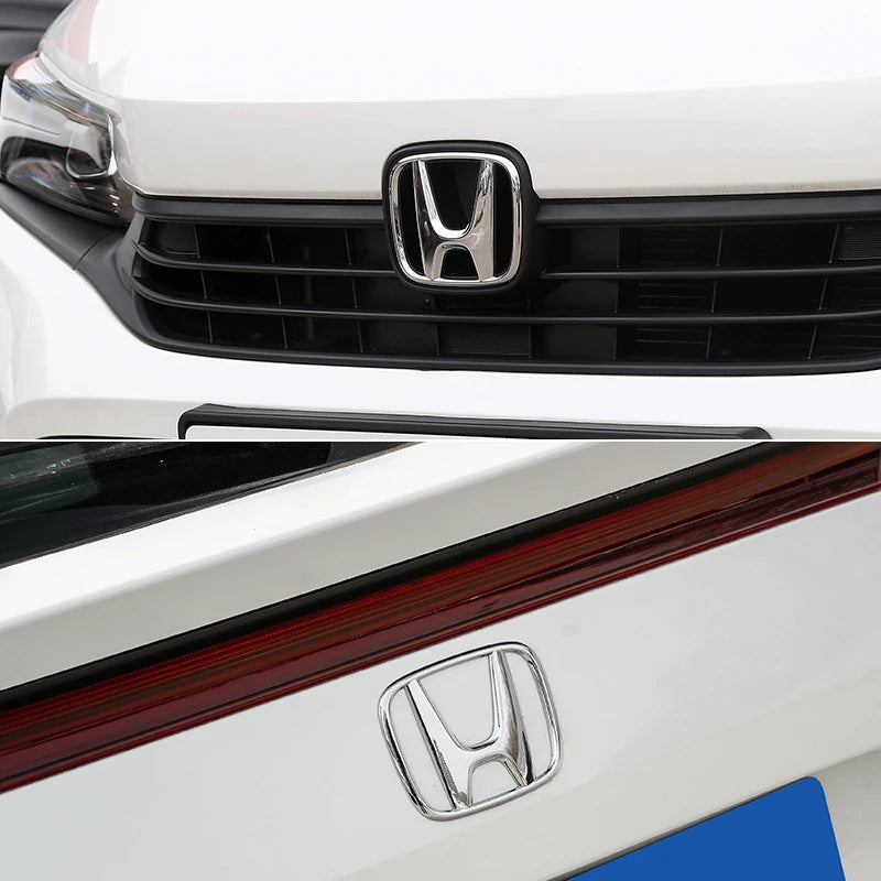 3D ABS Car Emblem Front Head Grill Hood Bonnet Emblem Rear Tail Bumper For Honda Civic 2006-2015 8th 9th 9.5th generation Civic