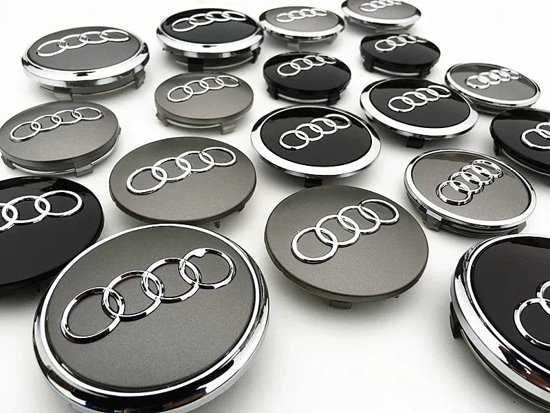 4pcs 60mm 61mm 68mm 69mm Car Styling Wheel Center Cap Hub Covers Badge 4B0601170 For Audi A3 A4 A5 A6 A7 A8 S4 S6 Accessories