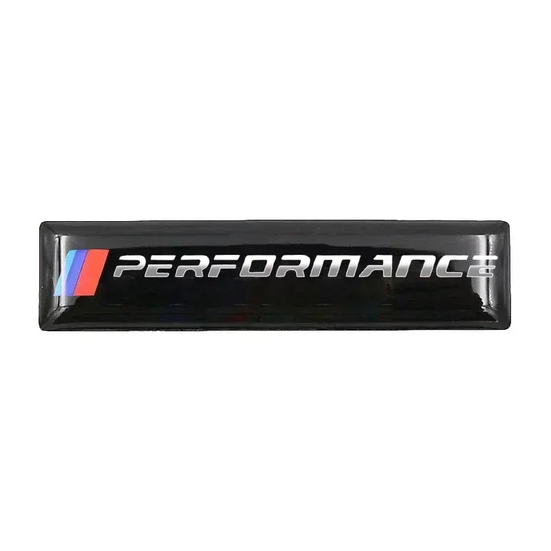 Silicone car badge sticker BMW M M3 M5 performance E36 E46 E39 E53 E90 E60 E61 E93 E87 F10 X1 X3 X5 full range accessories