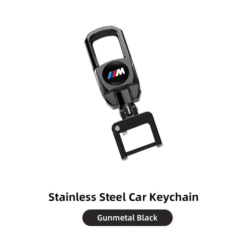 Car Metal Keychain Emblem Keyring Pendant Auto Accessories For BMW E90 G80 M3 G30 M5 F82 F83 F20 F21 G42 F95 F96 G06 G07 M2 M4