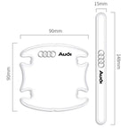 For Audi A4 B5 B6 A3 8P 8V 8L A5 A6 C6 C5 A1 A7 A8 Q2 Q3 TT Car Door Edge Anti Scratch Collision Protection Strip Stickers