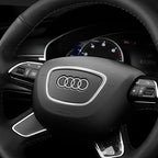 Car Styling Steering Wheel Center Logo Covers Trim Accessorie Fit  AUDI A6L Q7 Q3 Q5 A7 A5 A3 A4L A8L A8 Q5L Q8 A7 Q6 E-TRON SQ5