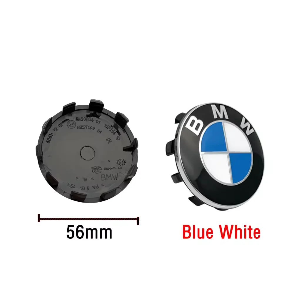 ABS 4Pcs 68mm 56mm For Bmw Performance E36 F20 E46 E39 E38 E90 E87 M pendant Accessories Car Wheel Center Hub Caps Cover