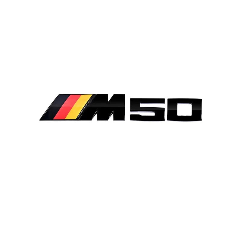 3D ABS Car Styling Rear Trunk Badge Emblem Logo Sticker Decoration Accessory For BMW M M1 M2 M3 M4 M5 M6 X7M X2M X4M X3M X5M X6M