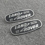3D Metal Car Front Grille Emblem for Land Rover SOLIHULL ENGLAND Logo Sticker Defender 2015 Auto Badge Decoration Accessories