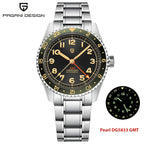 PAGANI DESIGN PD1784 Men’s GMT Automatic Mechanical Watch DG5833 Stainless Steel Sapphire Crystal Waterproof Local Delivery