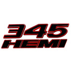3D Metal Car Stickers 392 345 HEMI Emblem For Journey Charger Ram 1500 Caliber Nitro Caravan Avenger Dart Challenger Dodge