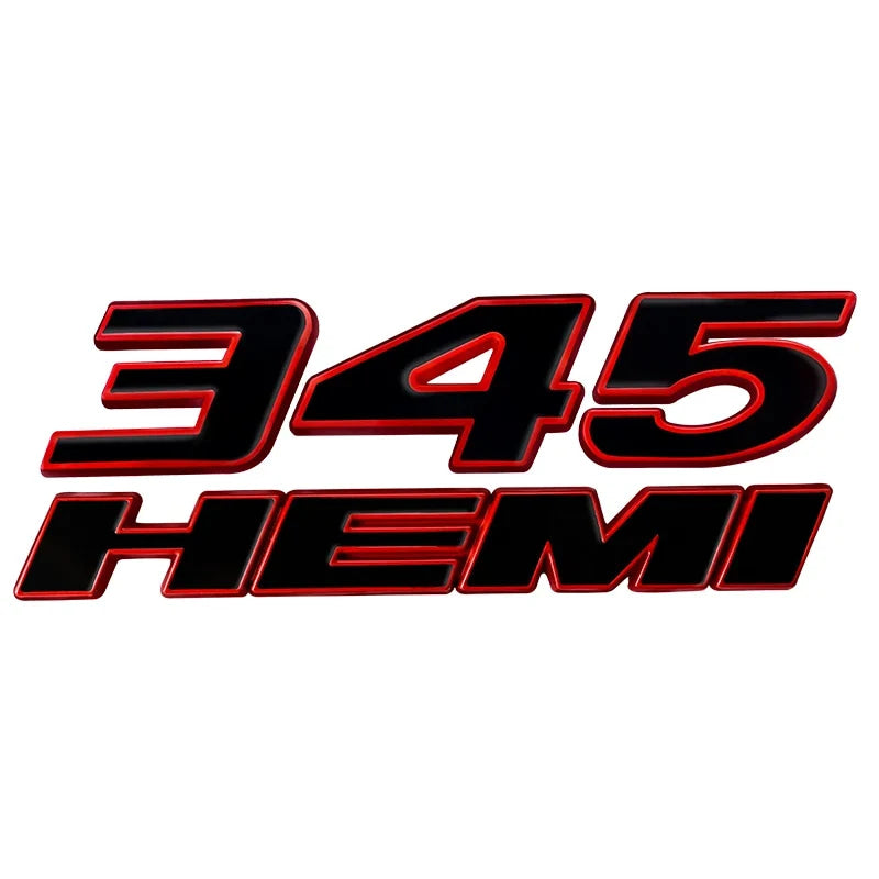 3D Metal Car Stickers 392 345 HEMI Emblem For Journey Charger Ram 1500 Caliber Nitro Caravan Avenger Dart Challenger Dodge