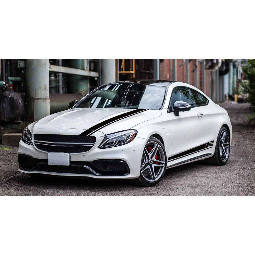 Car Vinyl Stickers Bonnet Decal For Audi BMW Mercedes Ford VW Toyota Nissan Kia Renault Hyundai Skoda Auto Tuning Accessories