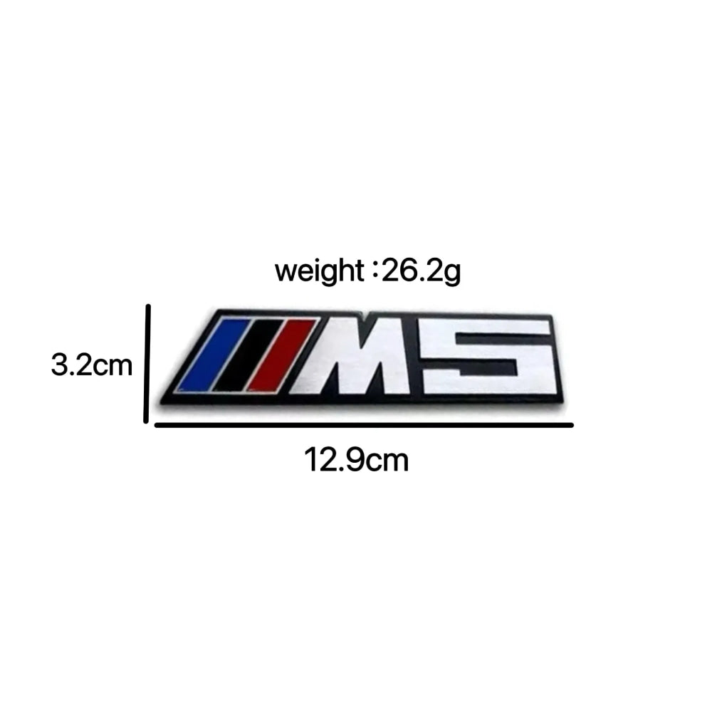 3D Aluminum Car Badge Emblem Sticker For BMW M Power M3 M5 G30 F30 F31 E36 E87 E60 E46 E91 X1 X3 X5 E53 Auto-Styling Accessories