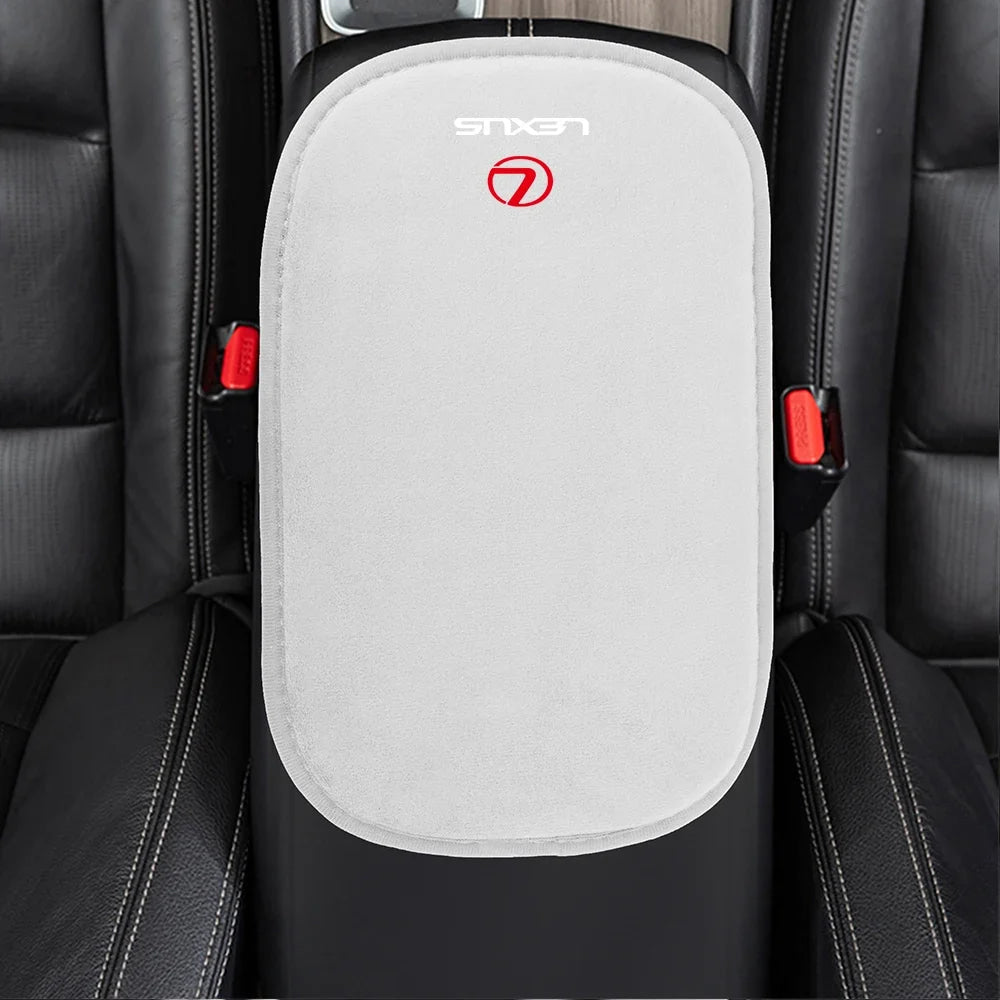 Car Fur Anti-slip Armrest Pad Cover Protective Mat Auto Accessories For Lexus LS LC IS350 ES300h ES300 IS250 IS220d NX350h GS350