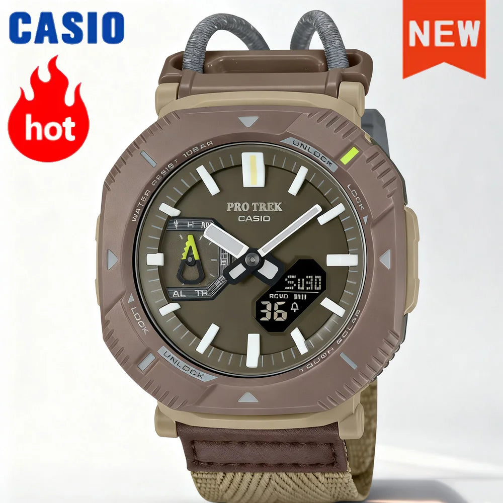 2026 vip Casio GA-2100 men's watch series G-SHOCK small steel cannon series genuine black gold waterproof sports couple watch