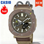 2026 vip Casio GA-2100 men's watch series G-SHOCK small steel cannon series genuine black gold waterproof sports couple watch